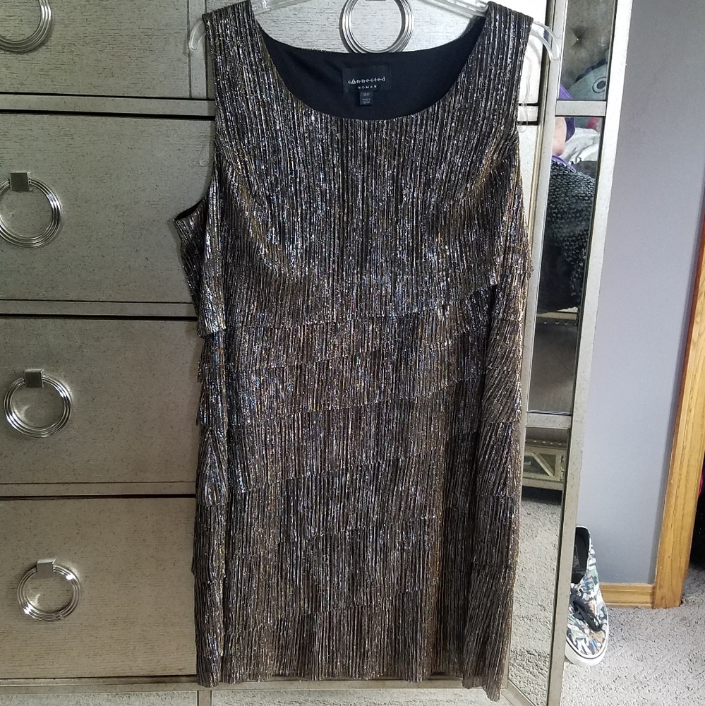Multicolored Shimmer Dress